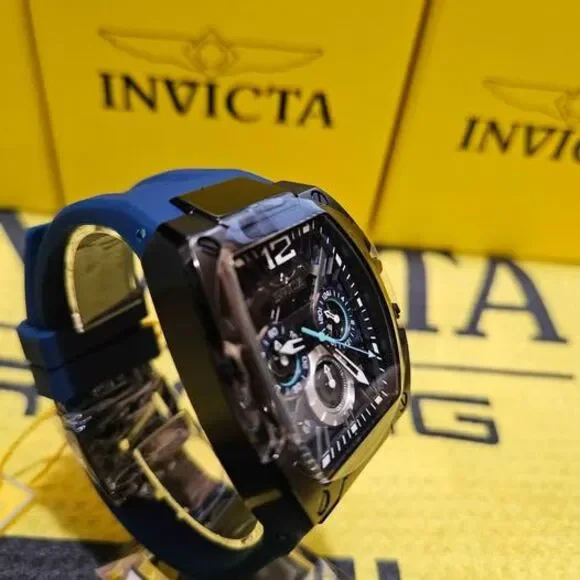 Invicta Racing Men's Chronograph GMT Quartz Blue Dial Mens Watch 48475